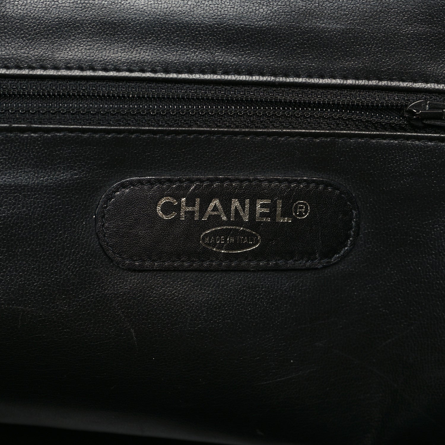 Chanel Calfskin Stitched XL Weekender Black 8 of 19
