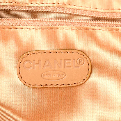 Chanel Calfskin Wild Stitch Vertical Top Handle Bag Beige 6 of 9