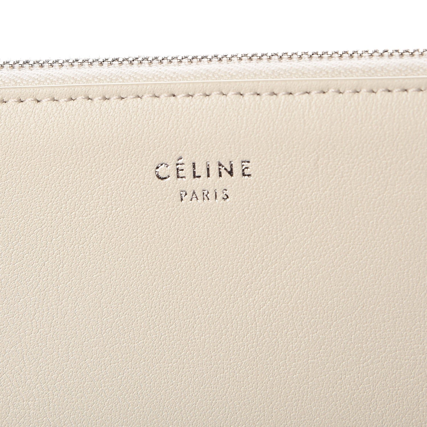 Celine Lambskin Bi-Color Solo Clutch Pouch White Magenta 6 of 8