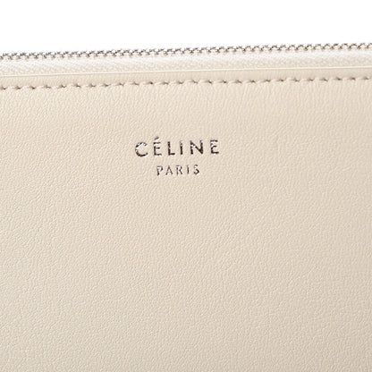 Celine Lambskin Bi-Color Solo Clutch Pouch White Magenta 6 of 8
