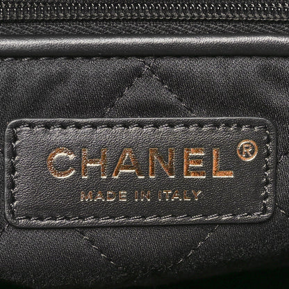 Chanel Shiny Calfskin Quilted Chanel 22 Black 6 of 10