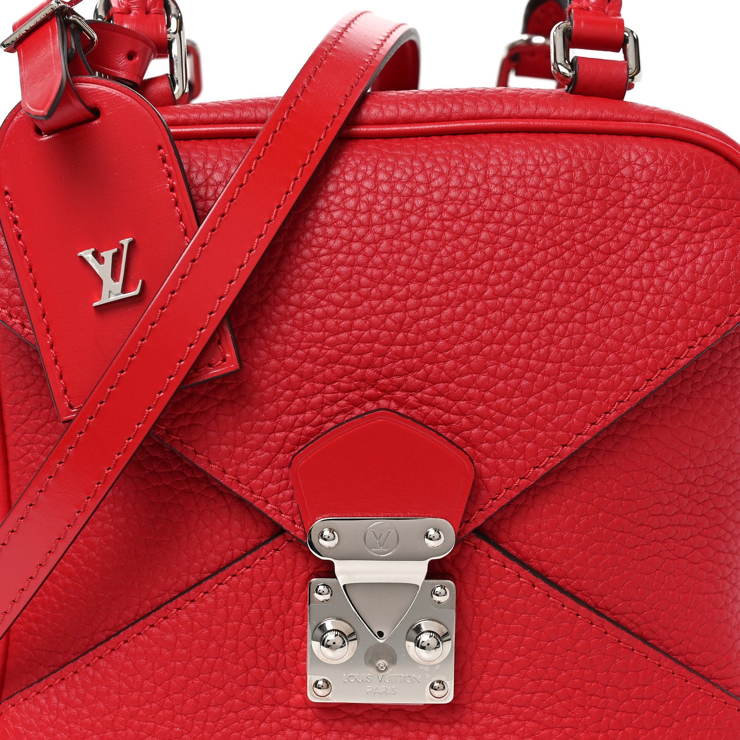 Taurillon Neo Square Bag Rouge