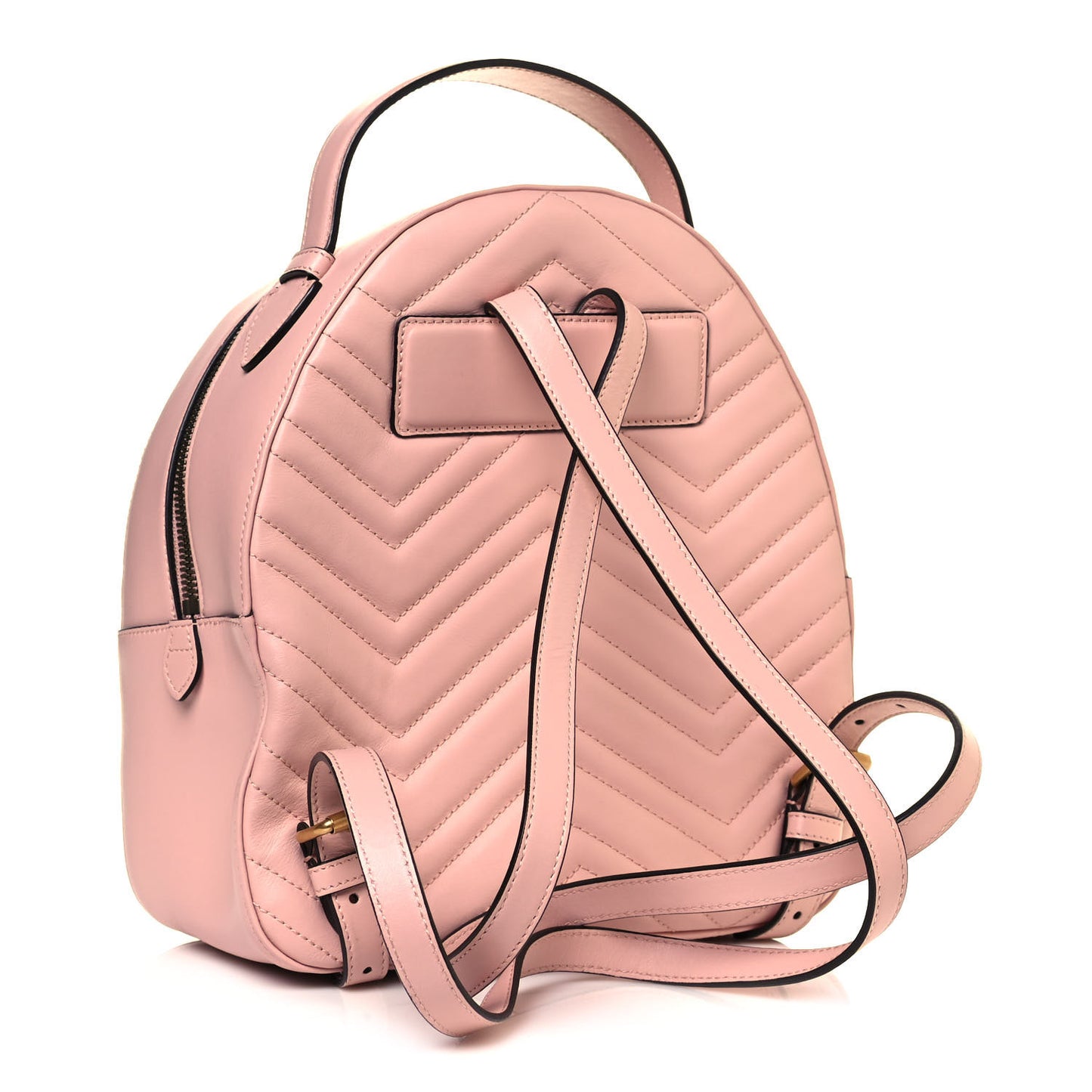 Calfskin Matelasse GG Marmont Dome Backpack Perfect Pink