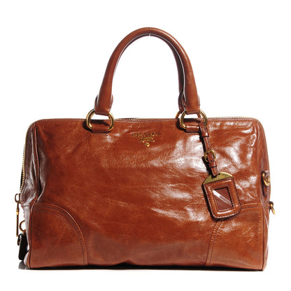 Prada Vitello Shine Tote Palissandro 1 of 11