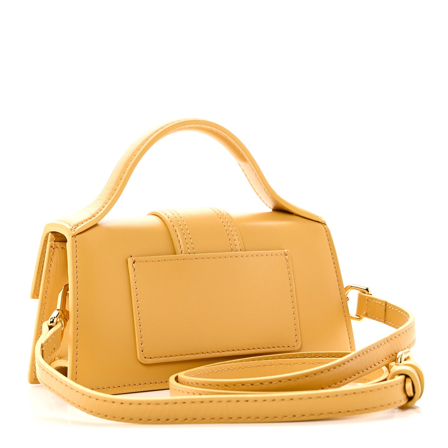 Smooth Calfskin Le Bambino Dark Yellow