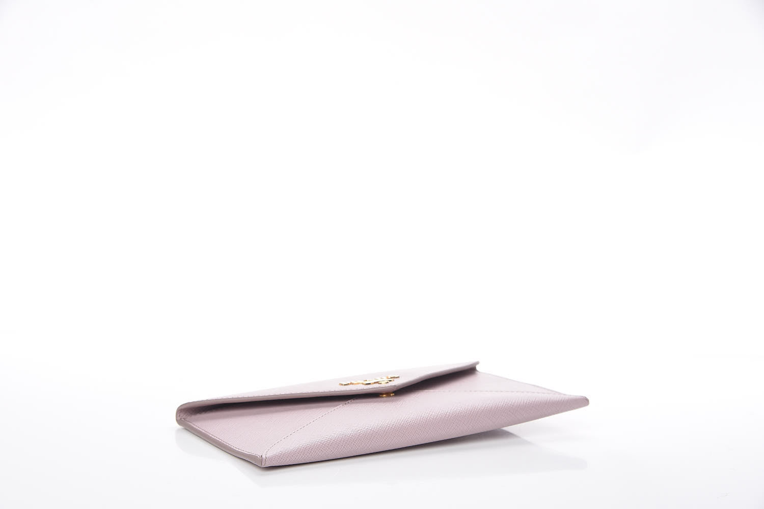 Prada Saffiano Metal Envelope Wallet Orchidea 4 of 8