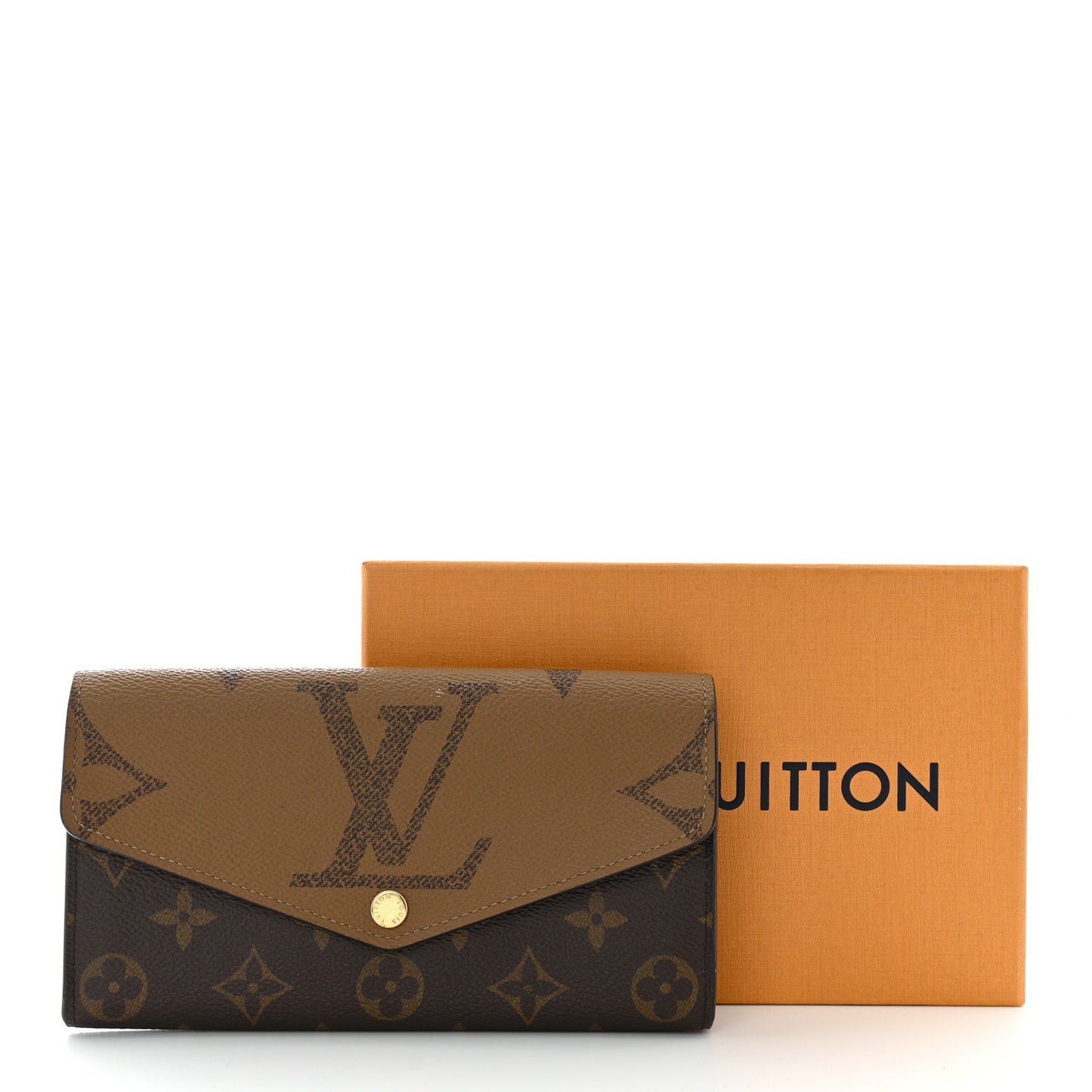 Reverse Monogram Giant Sarah Wallet