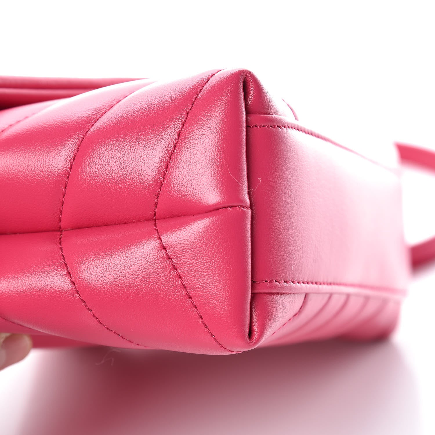 Saint Laurent Calfskin Y Quilted Monogram Toy Loulou Crossbody Bag Freesia 11 of 13
