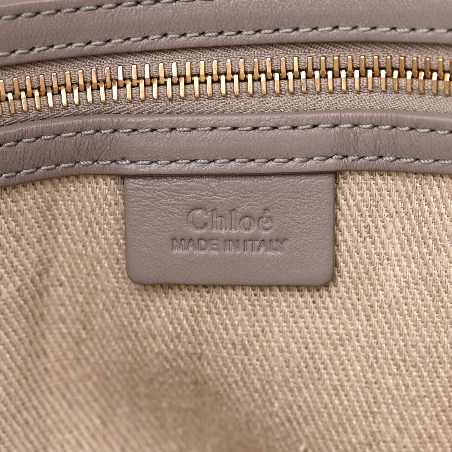Chloe Calfskin Judy East West Tote Cashmere Grey 6 of 12