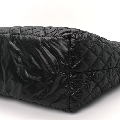 Chanel Nylon Quilted Extra Large Coco Cocoon Tote Black 10 of 10