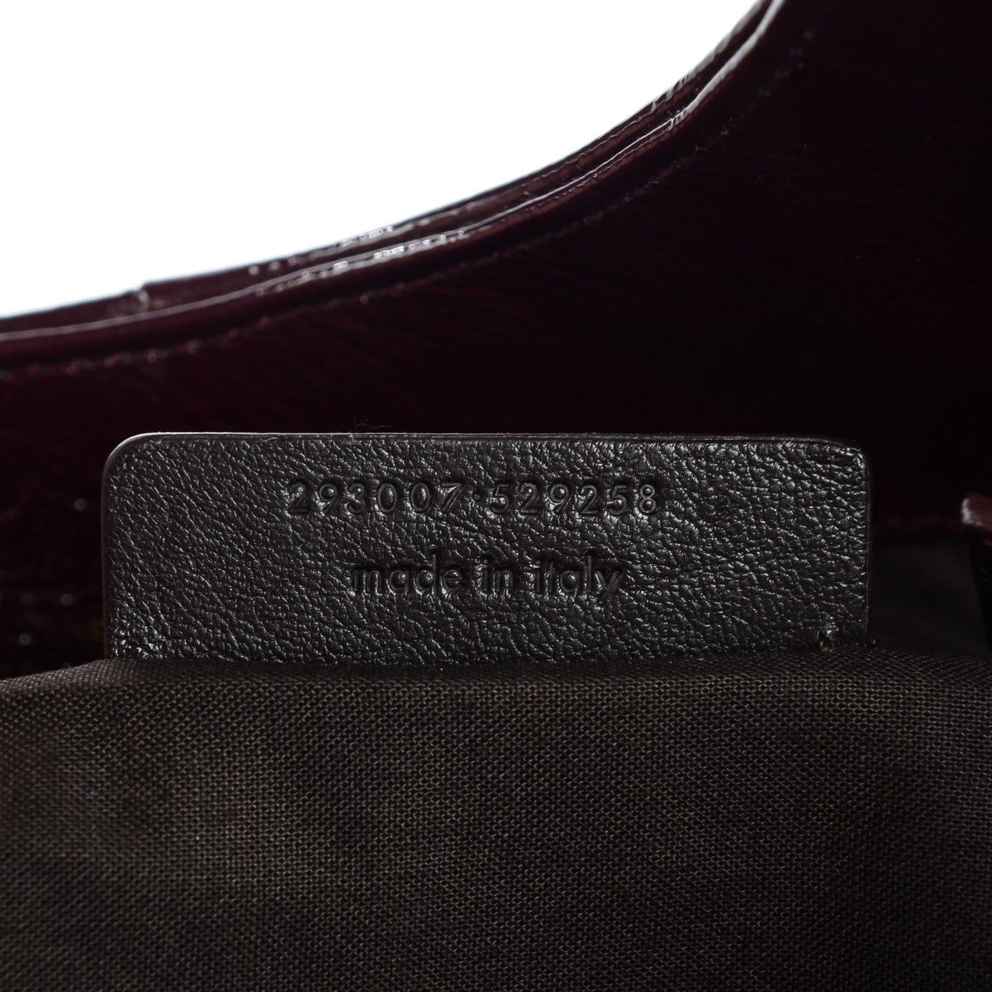 Patent Belle de Jour Cabas Tote Amarena