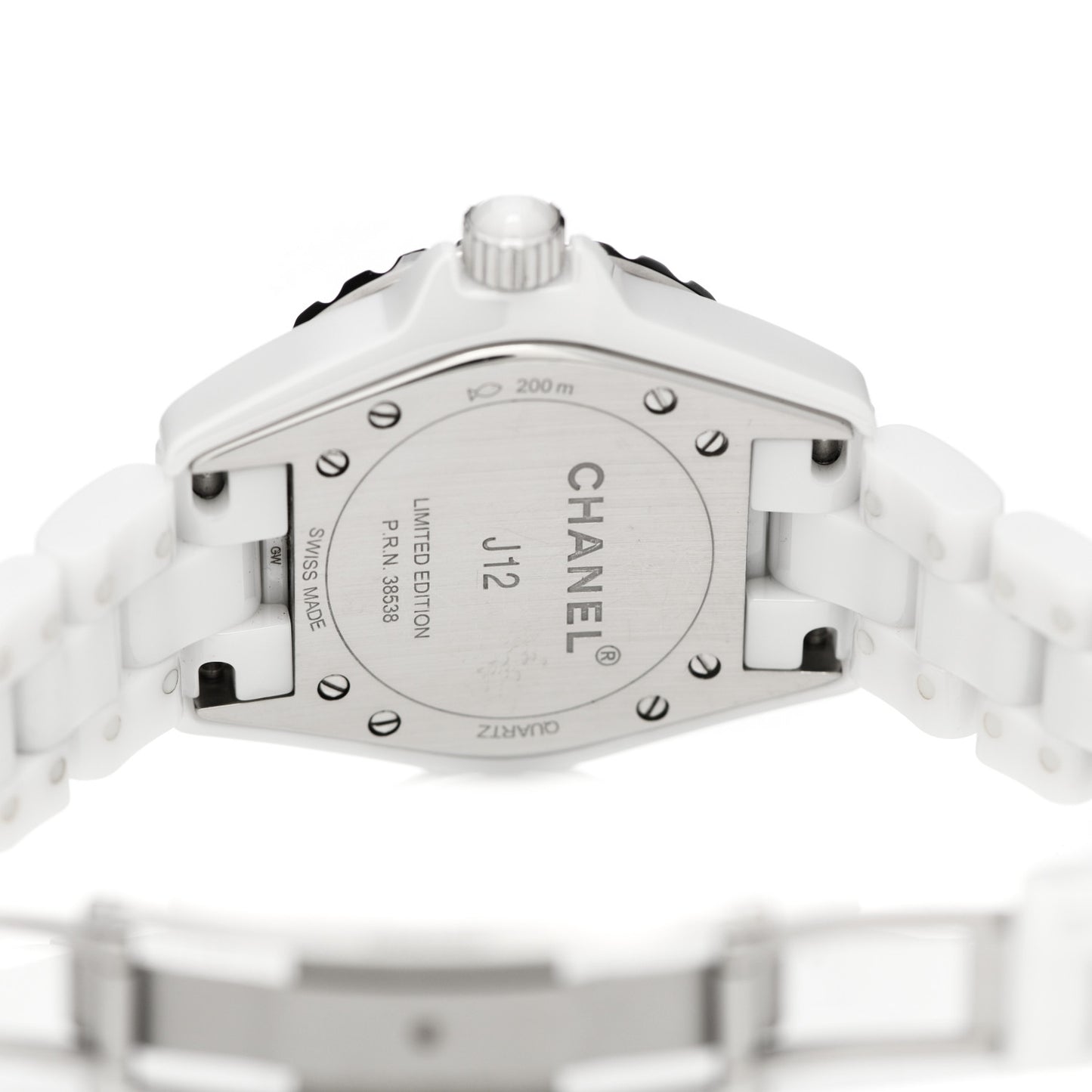 Stainless Steel Ceramic 33mm J12 Quartz Watch Pink