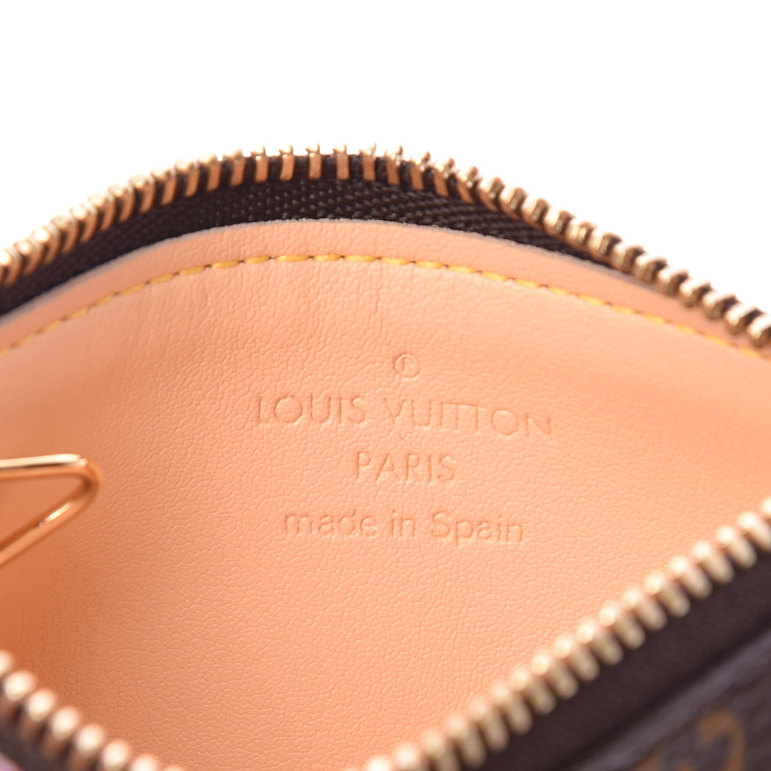 Louis Vuitton Monogram Cherry Blossom Key Pouch Brown 6 of 7