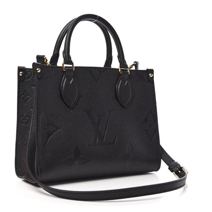 Louis Vuitton Empreinte Monogram Giant Onthego PM Black 3 of 11