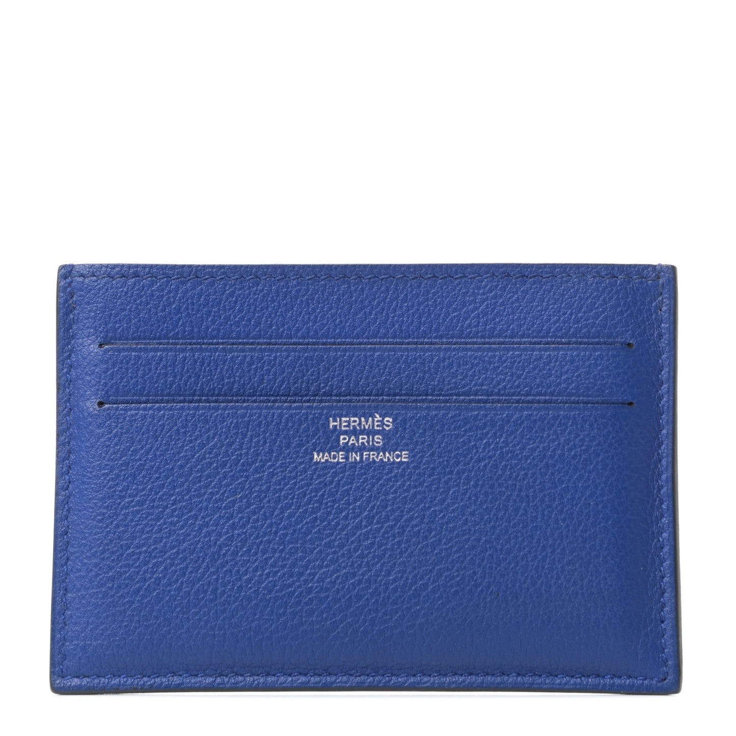 Evercolor Citizen Twill Card Case Bleu Royal Celeste Orange Poppy