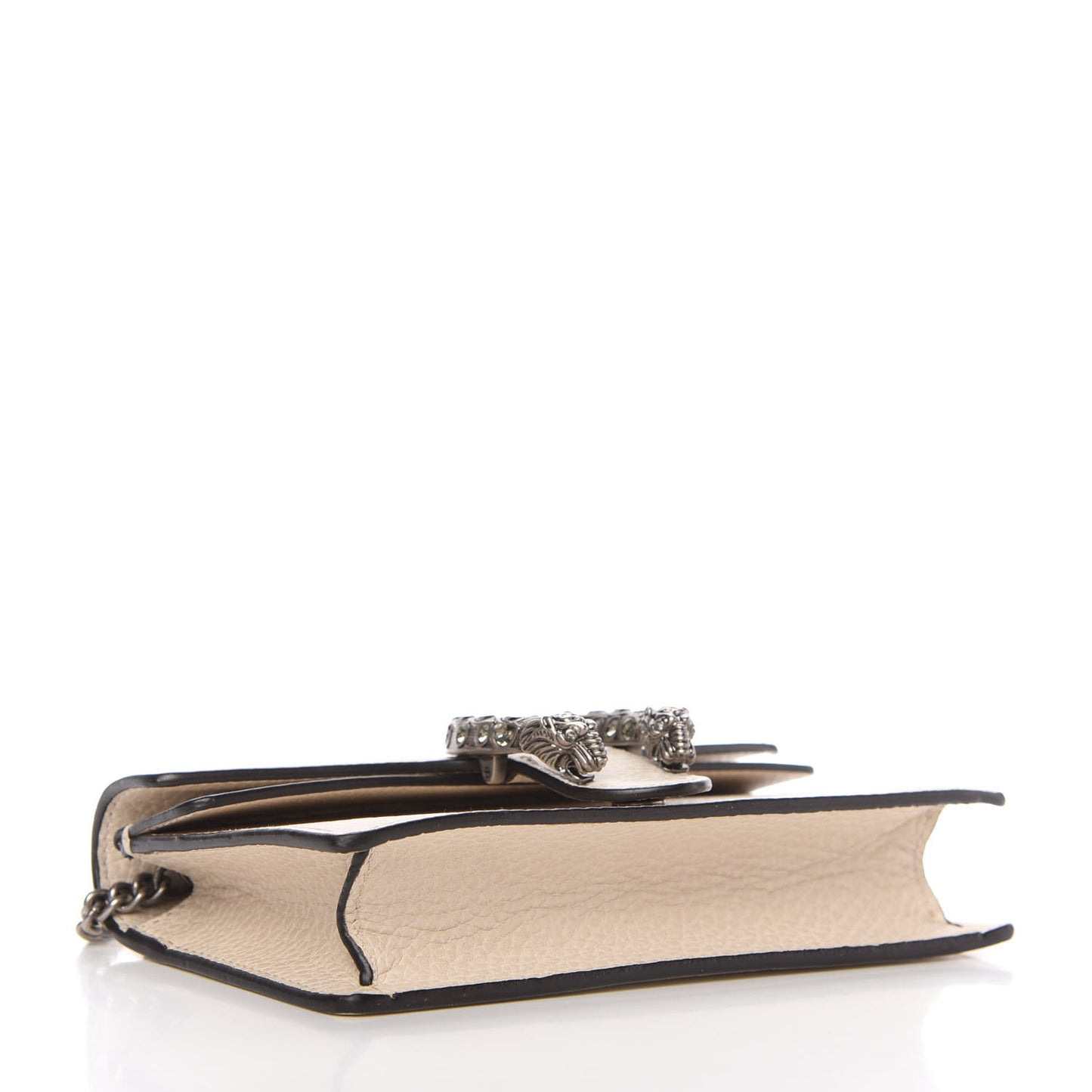 Dollar Calfskin Crystal Super Mini Dionysus Shoulder Bag Mystic White Black Diamond