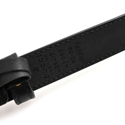 Gucci Calfskin Double G 20mm Belt 90 36 Black 5 of 6