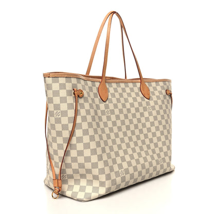 Louis Vuitton Damier Azur Neo Neverfull GM Rose Ballerine 3 of 14