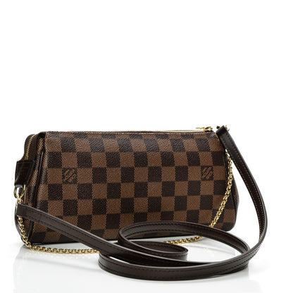 Louis Vuitton Damier Ebene Eva Clutch 3 of 8