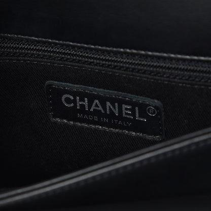 Chanel Calfskin Coco Eyelets Small Flap Bag Black 6 of 9