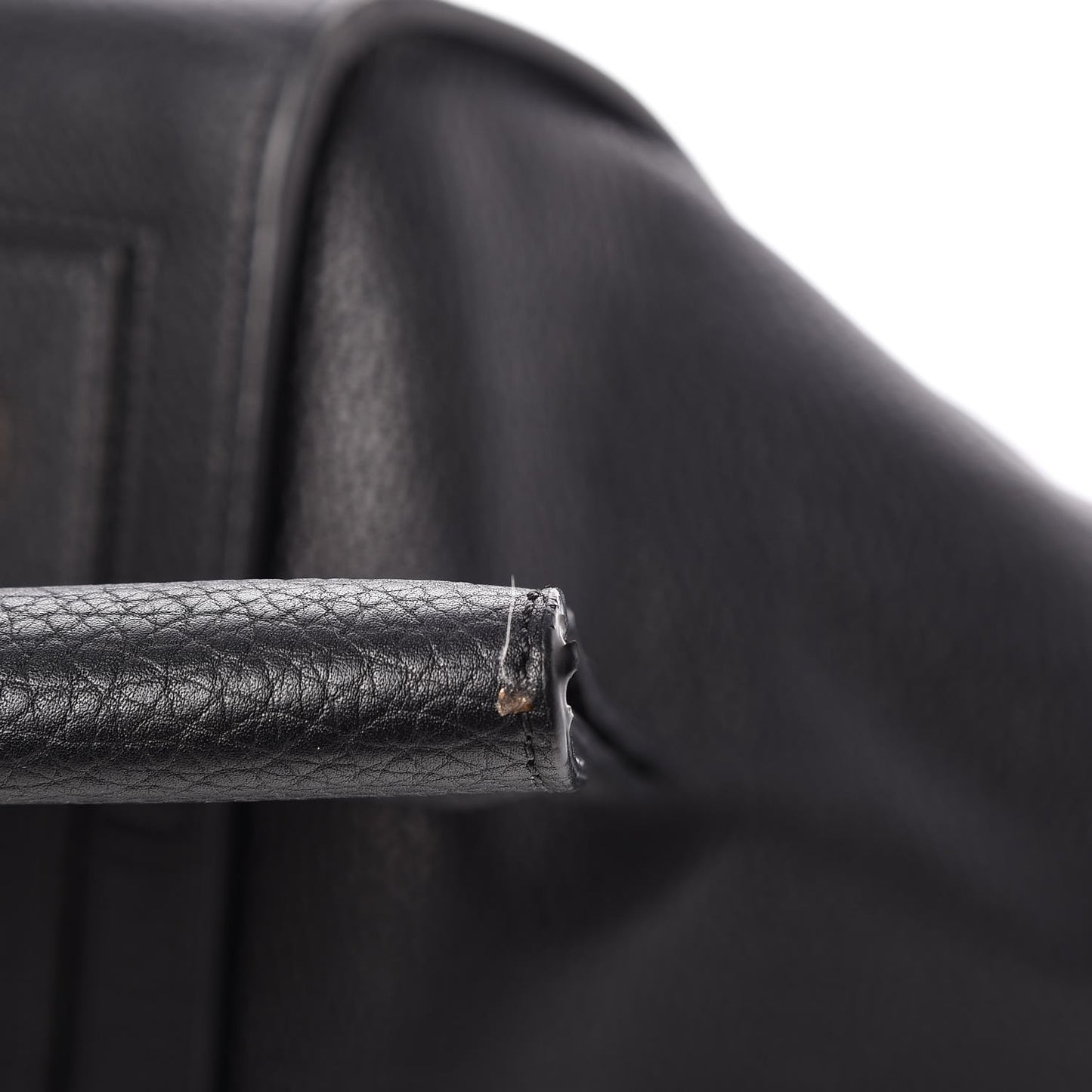 Crisped Calfskin Small Tie Knot Tote Black