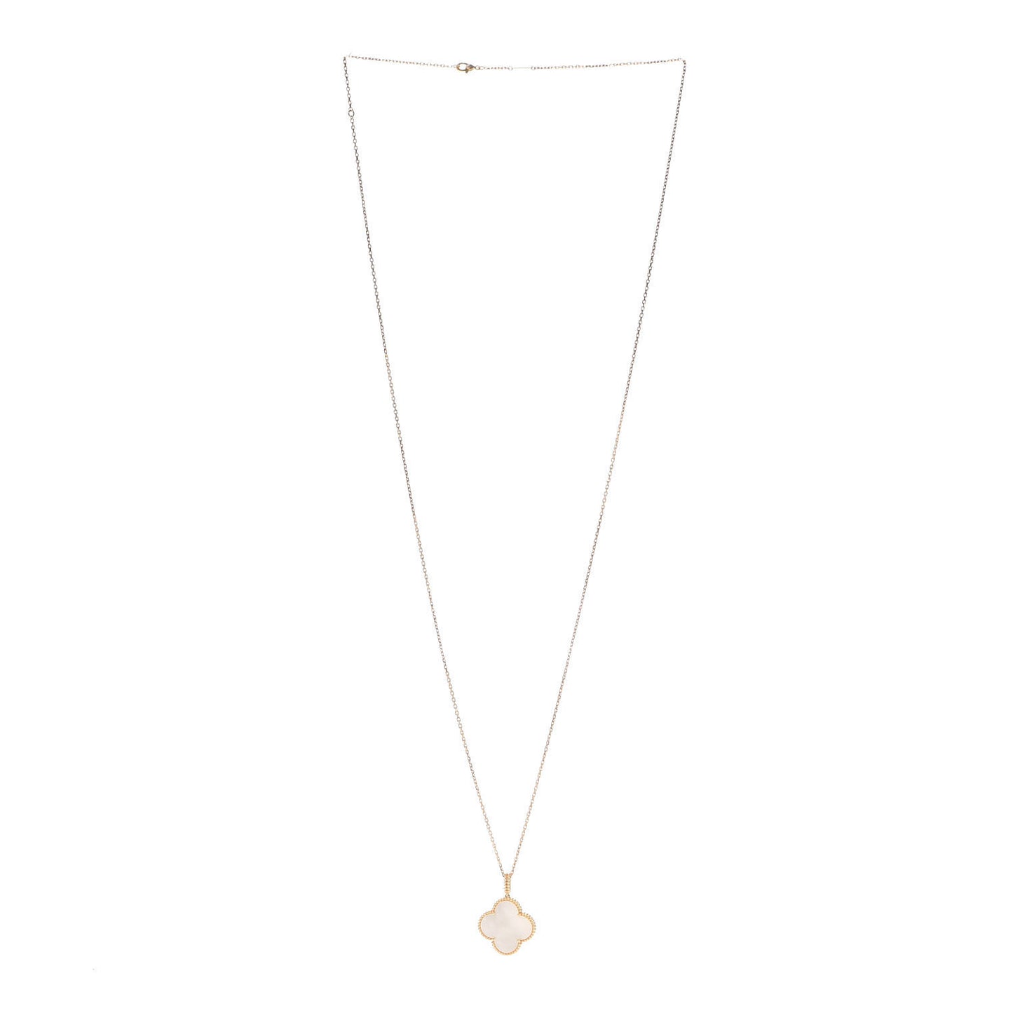 18K Yellow Gold Mother of Pearl Magic Alhambra Long Necklace