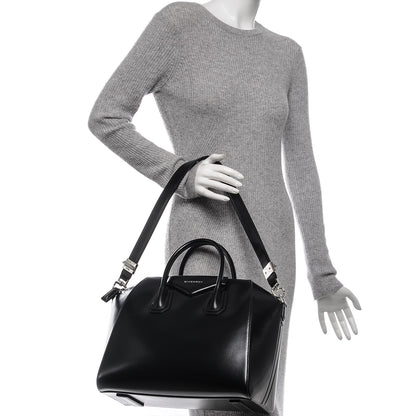 Givenchy Shiny Lord Calfskin Medium Antigona Black 2 of 7