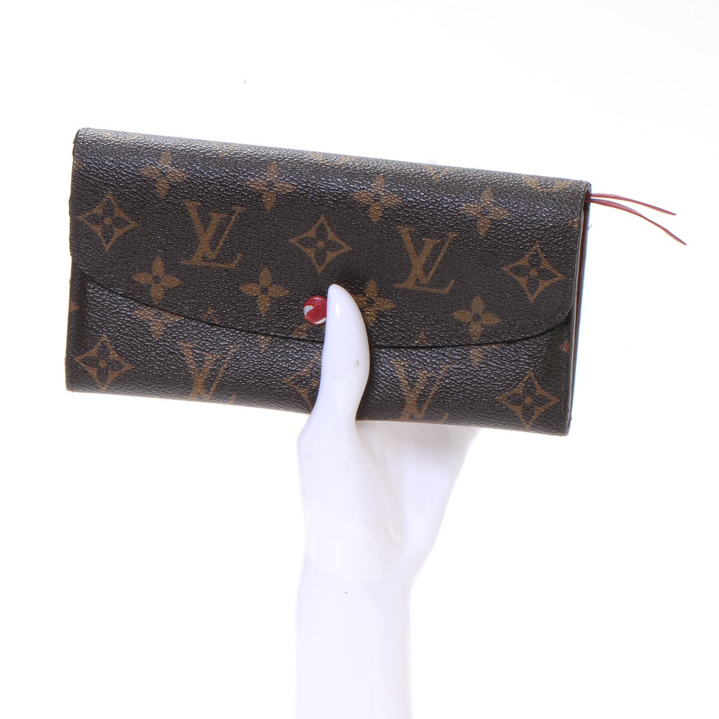 Monogram Emilie Wallet Red