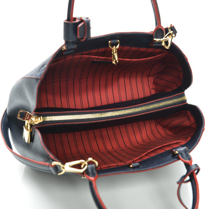 Louis Vuitton Empreinte Montaigne MM Marine Rouge 5 of 7