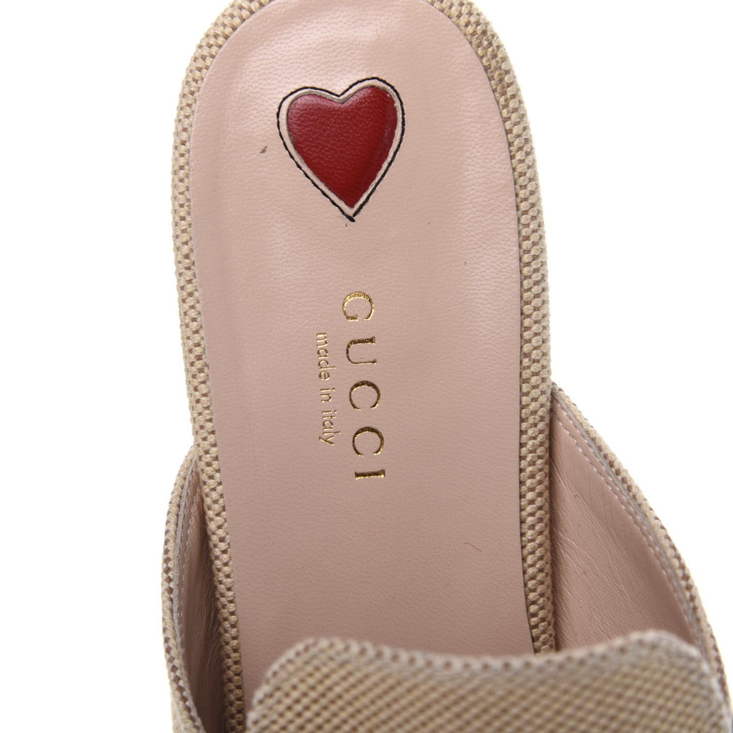 Canvas Vintage Charlotte Princetown Slippers 39 Cuir