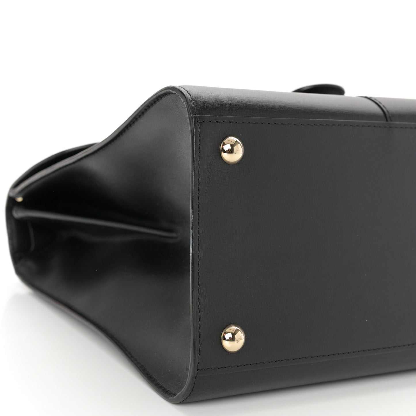 Box Calfskin MM Brillant Satchel Black