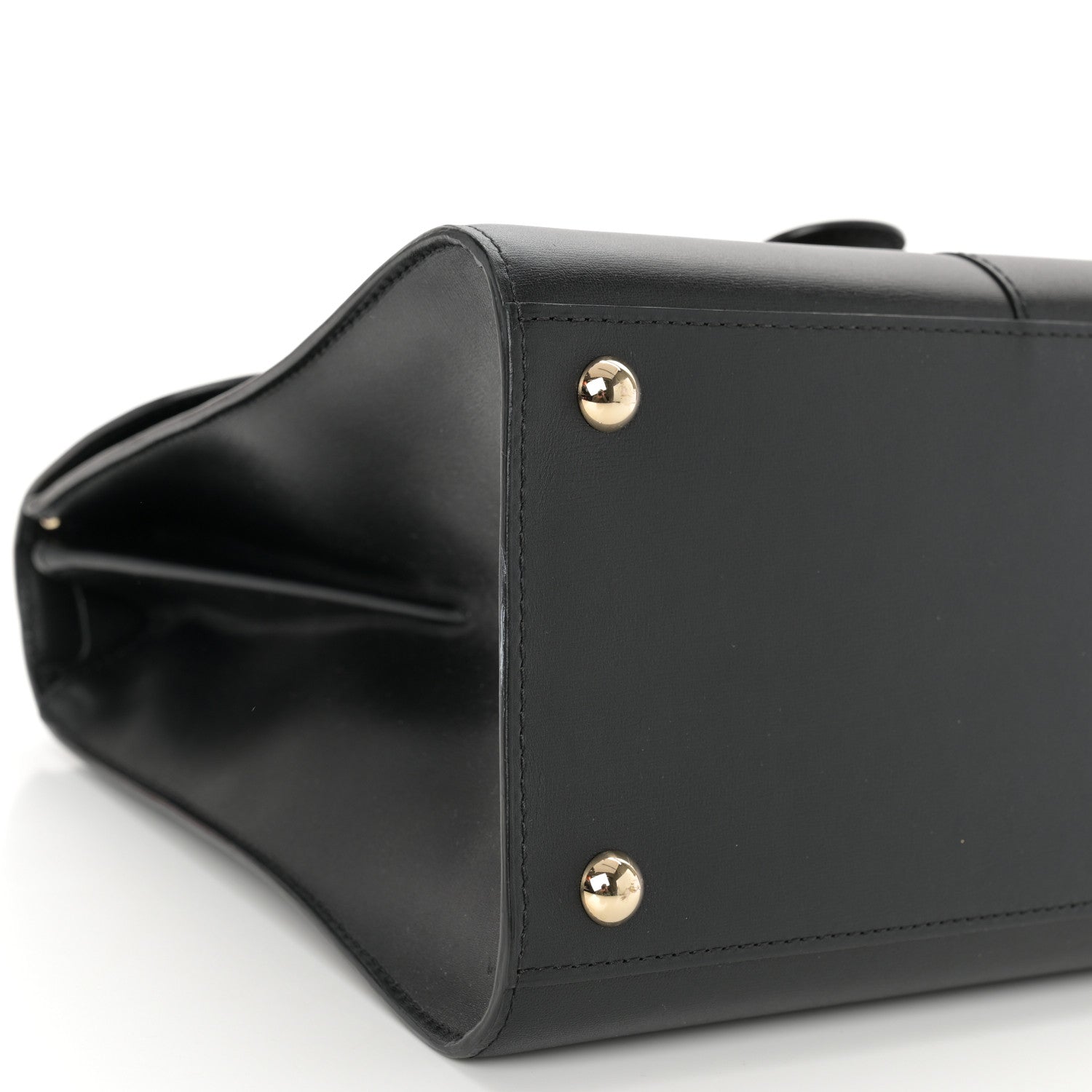Delvaux Box Calfskin MM Brillant Satchel Black 9 of 15
