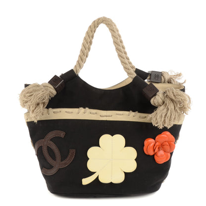 Chanel Canvas Cruise Rope Cabas Tote Black 1 of 7