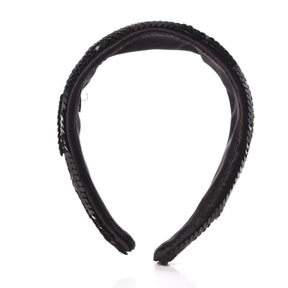 Chanel Sequin Headband Black 3 of 8