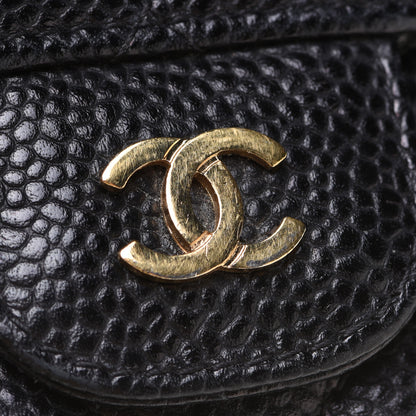 Chanel Caviar Quilted Large Flap Wallet Black 11 of 11