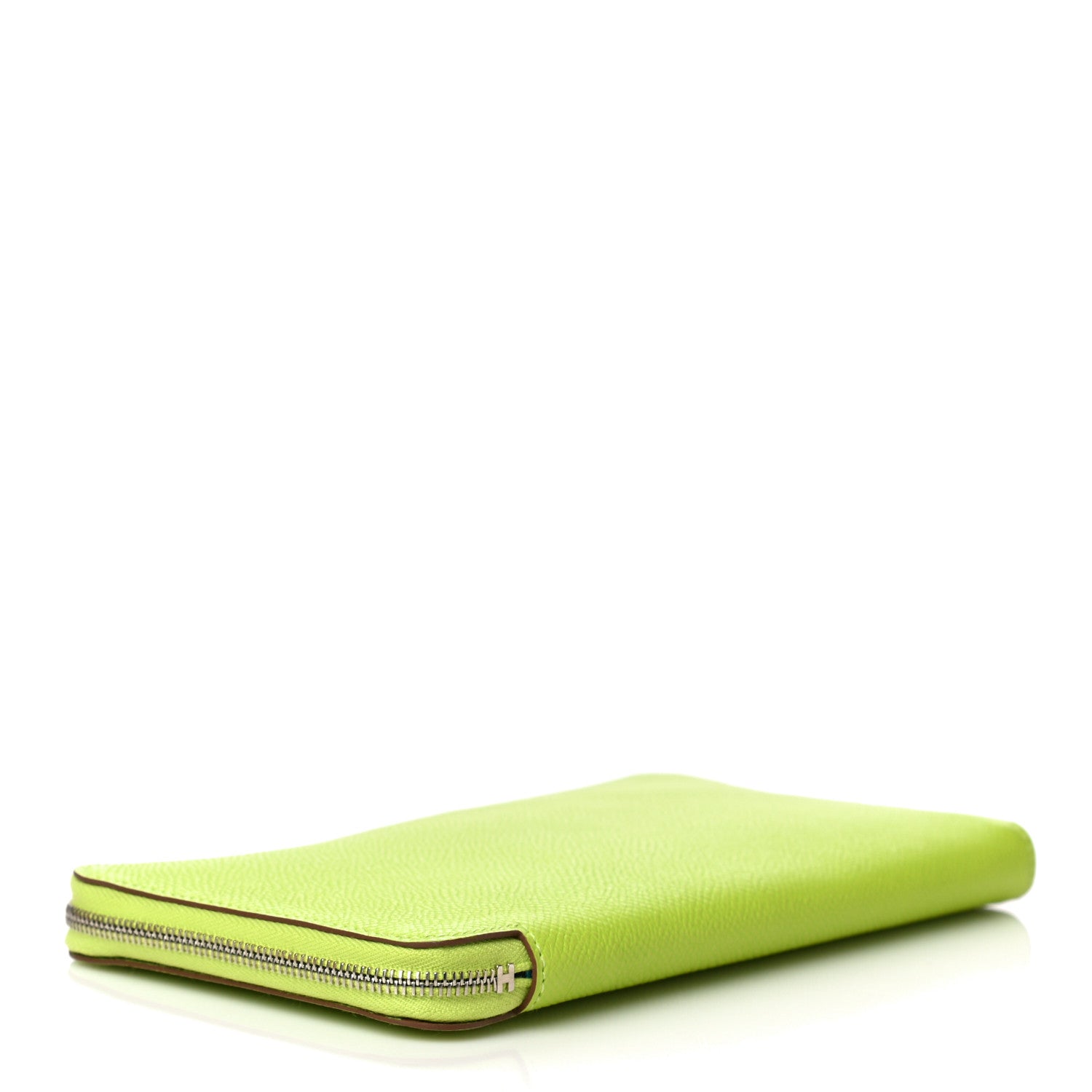 Hermes Epsom Silk'In Wallet Kiwi Lichen 4 of 16