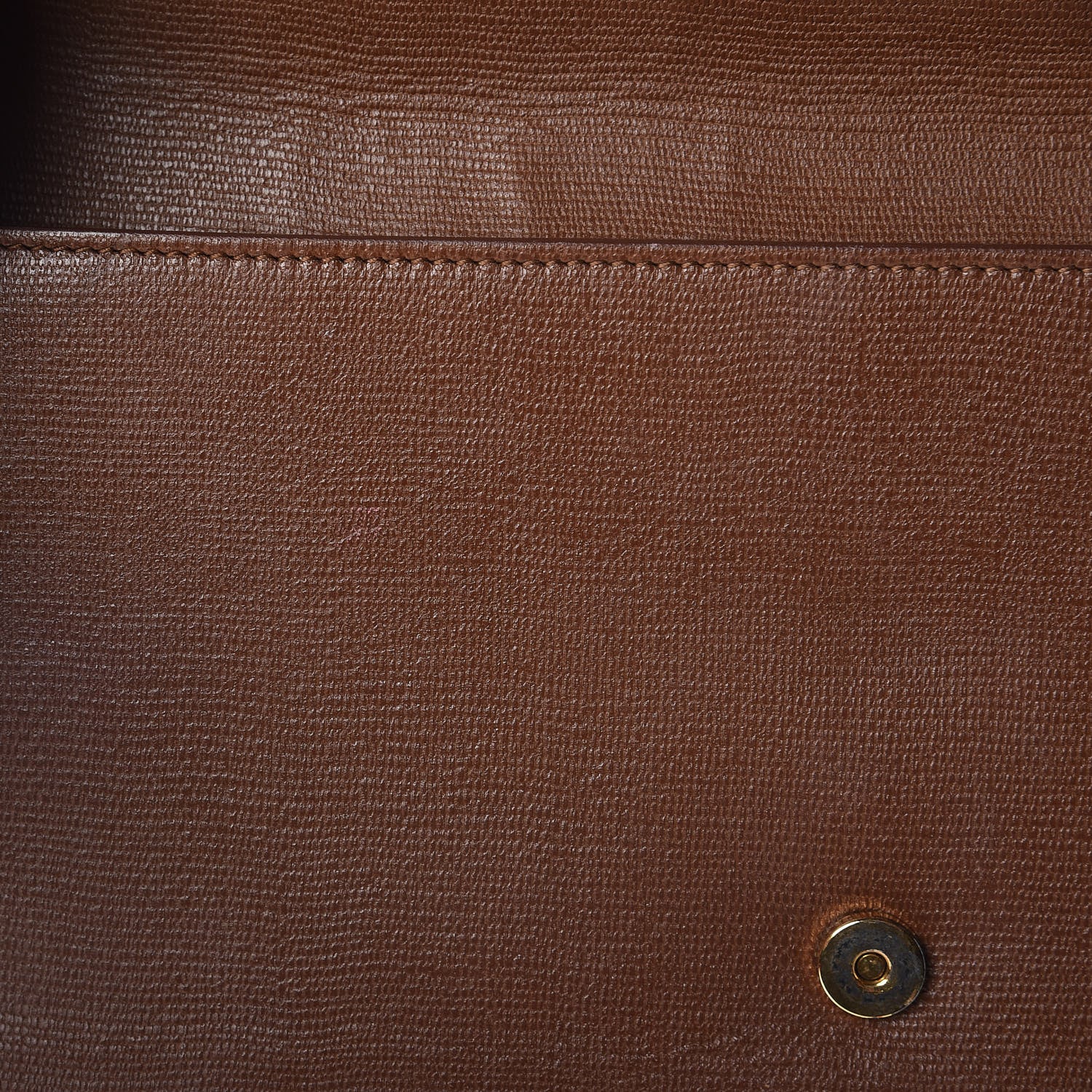 Saint Laurent Textured Calfskin Y Ligne Clutch Brown 14 of 14