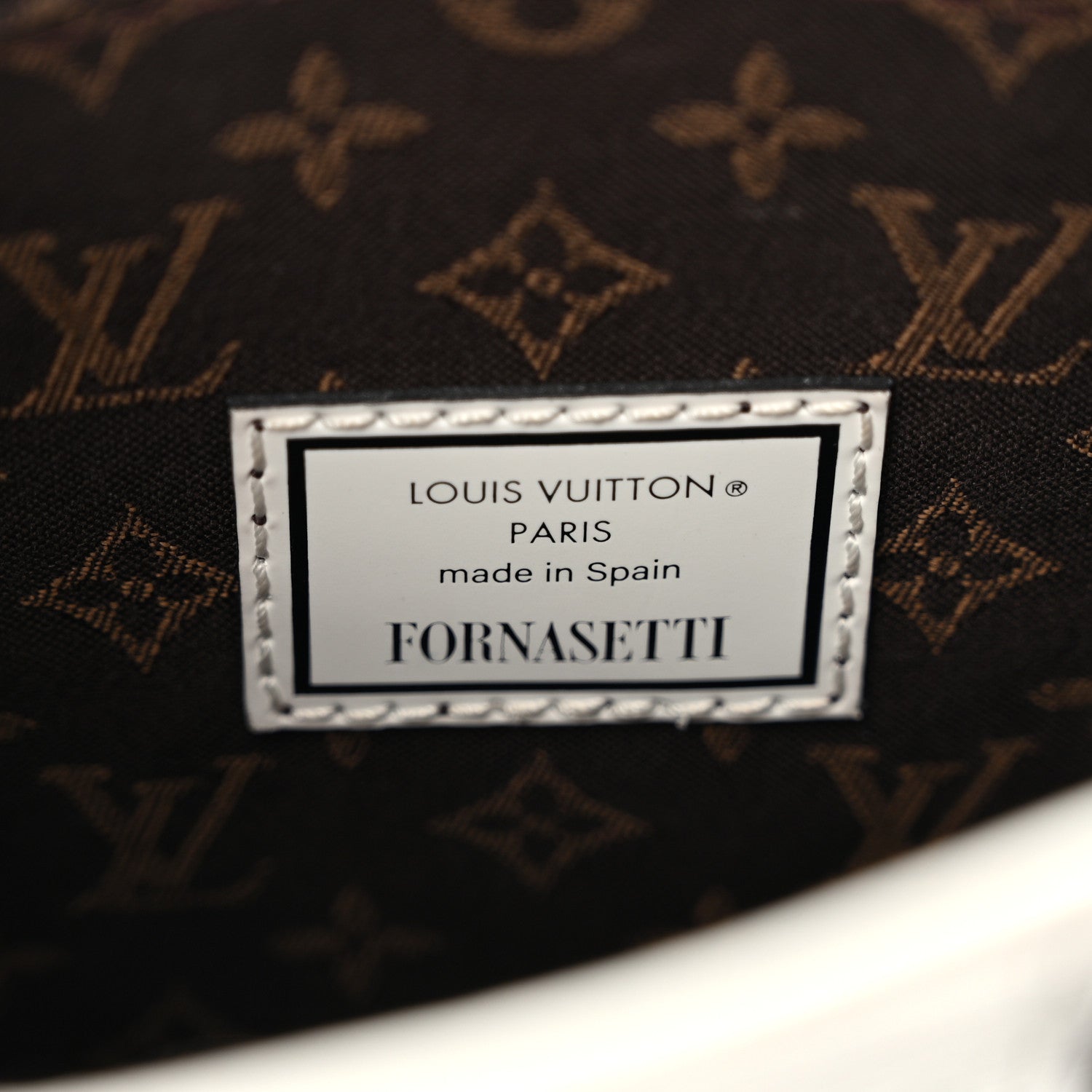 Louis Vuitton X FORNASETTI Calfskin Architettura Petit Sac Plat Black White 6 of 10