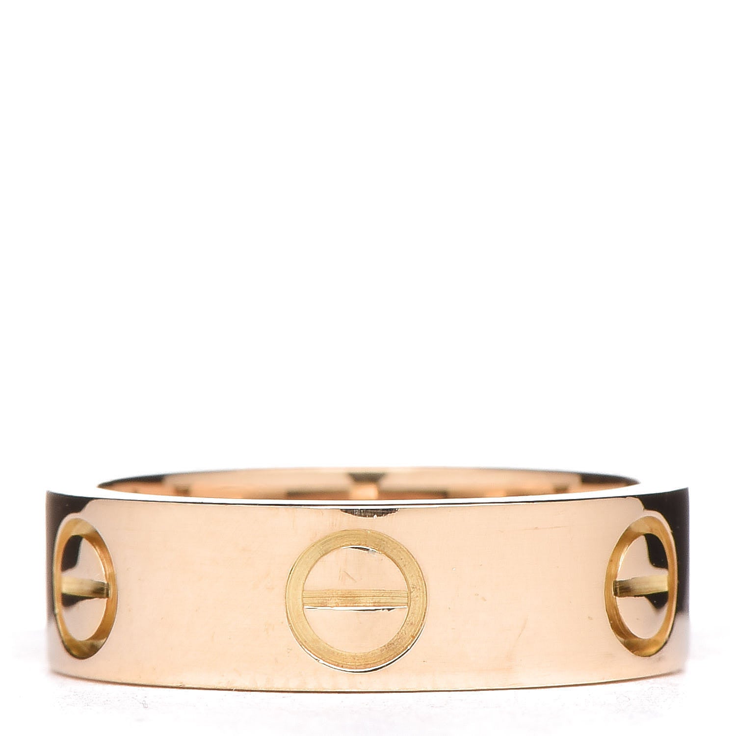 Cartier 18K Yellow Gold 5.5mm LOVE Ring 51 5.75 1 of 5