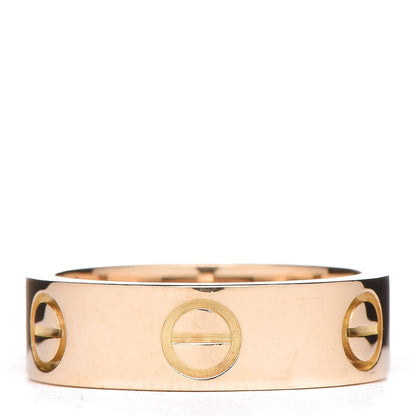 Cartier 18K Yellow Gold 5.5mm LOVE Ring 51 5.75 1 of 5