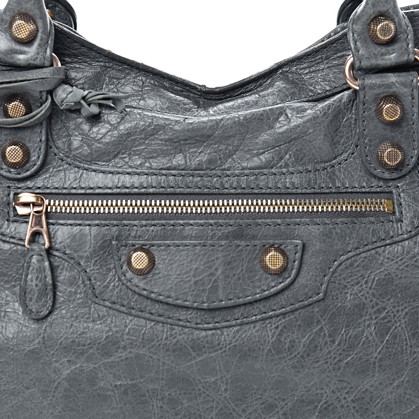 Agneau Giant 12 Rose Gold Hardware City Gris Tarmac