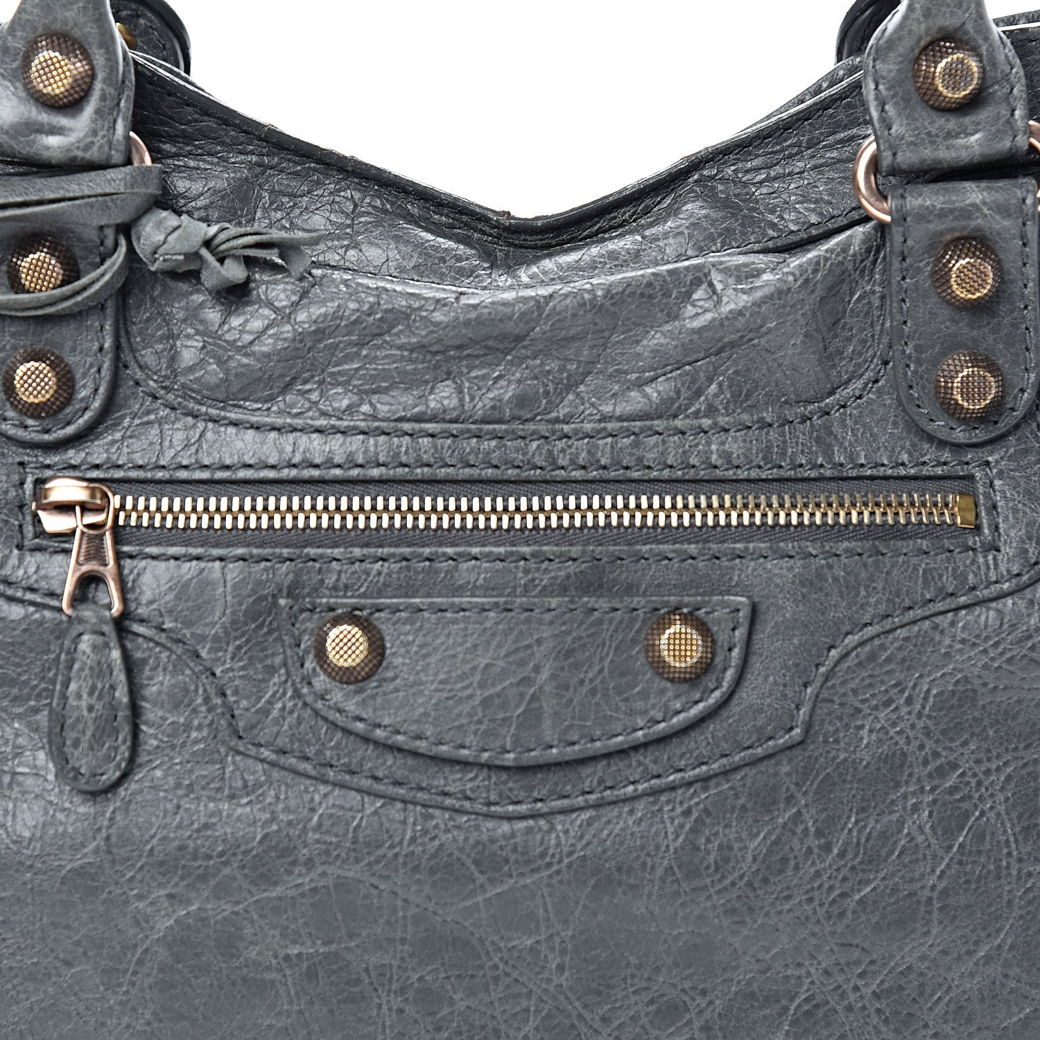 Balenciaga Agneau Giant 12 Rose Gold Hardware City Gris Tarmac 7 of 17