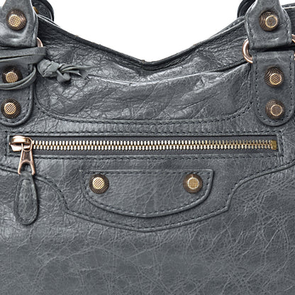 Balenciaga Agneau Giant 12 Rose Gold Hardware City Gris Tarmac 7 of 17