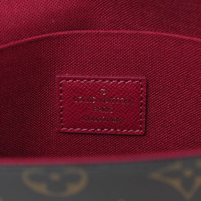 Louis Vuitton Monogram Pochette Felicie Chain Wallet Fuchsia 7 of 9