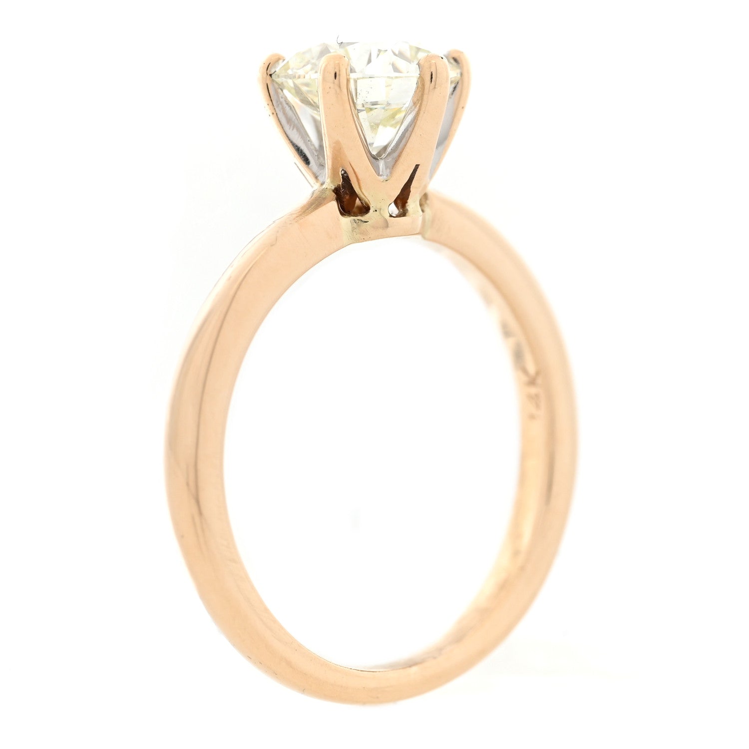 Parker & West by FASHIONPHILE 14K Yellow Gold Diamond 1.90ct Solitaire Engagement Ring 52 6 6 of 9
