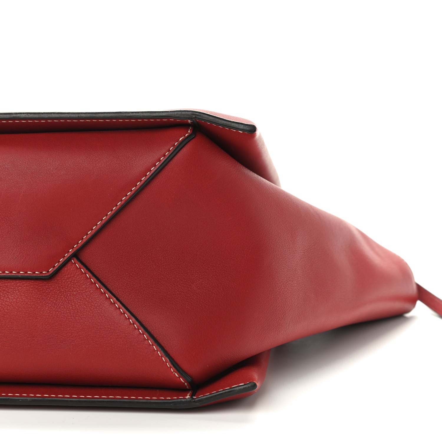 Celine Smooth Calfskin Small Tri-Fold Bag Red 9 of 12