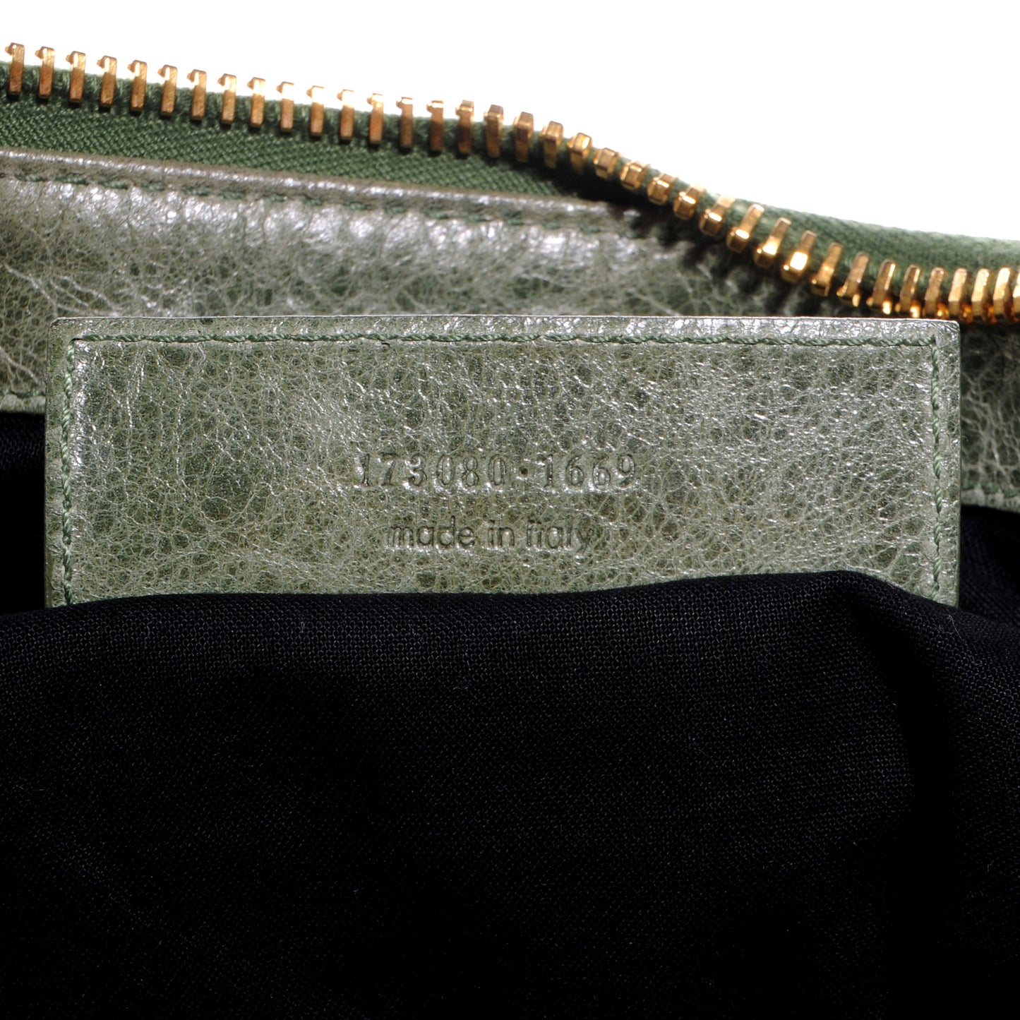 Agneau Giant 21 Gold Hardware Work Vert Thyme