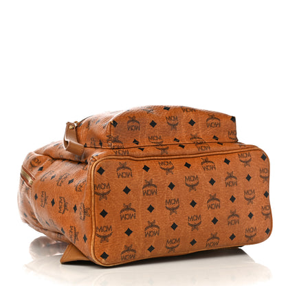 MCM Visetos Medium Sprinkle Stud Stark Backpack Cognac 4 of 11