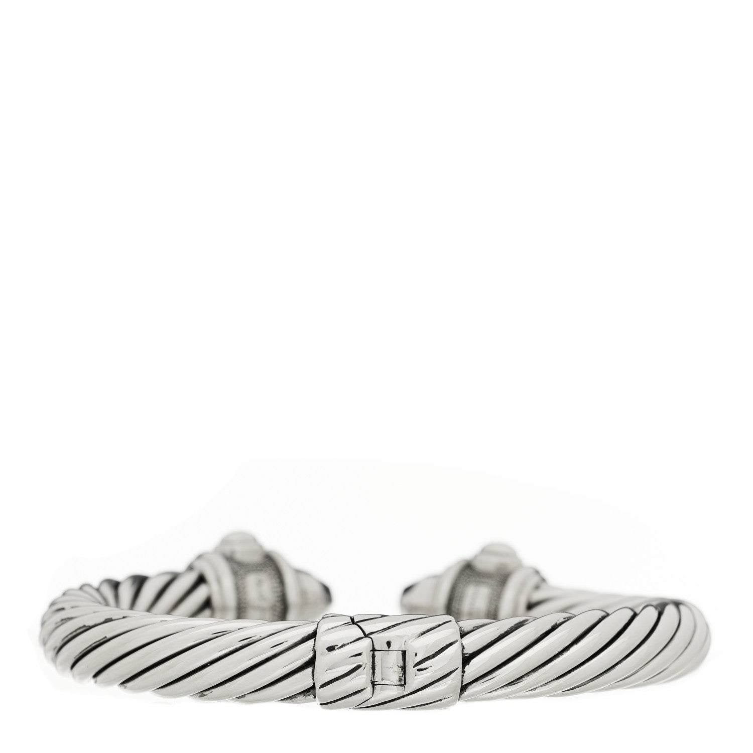 David Yurman Sterling Silver 9mm Renaissance Cable Bracelet 2 of 4