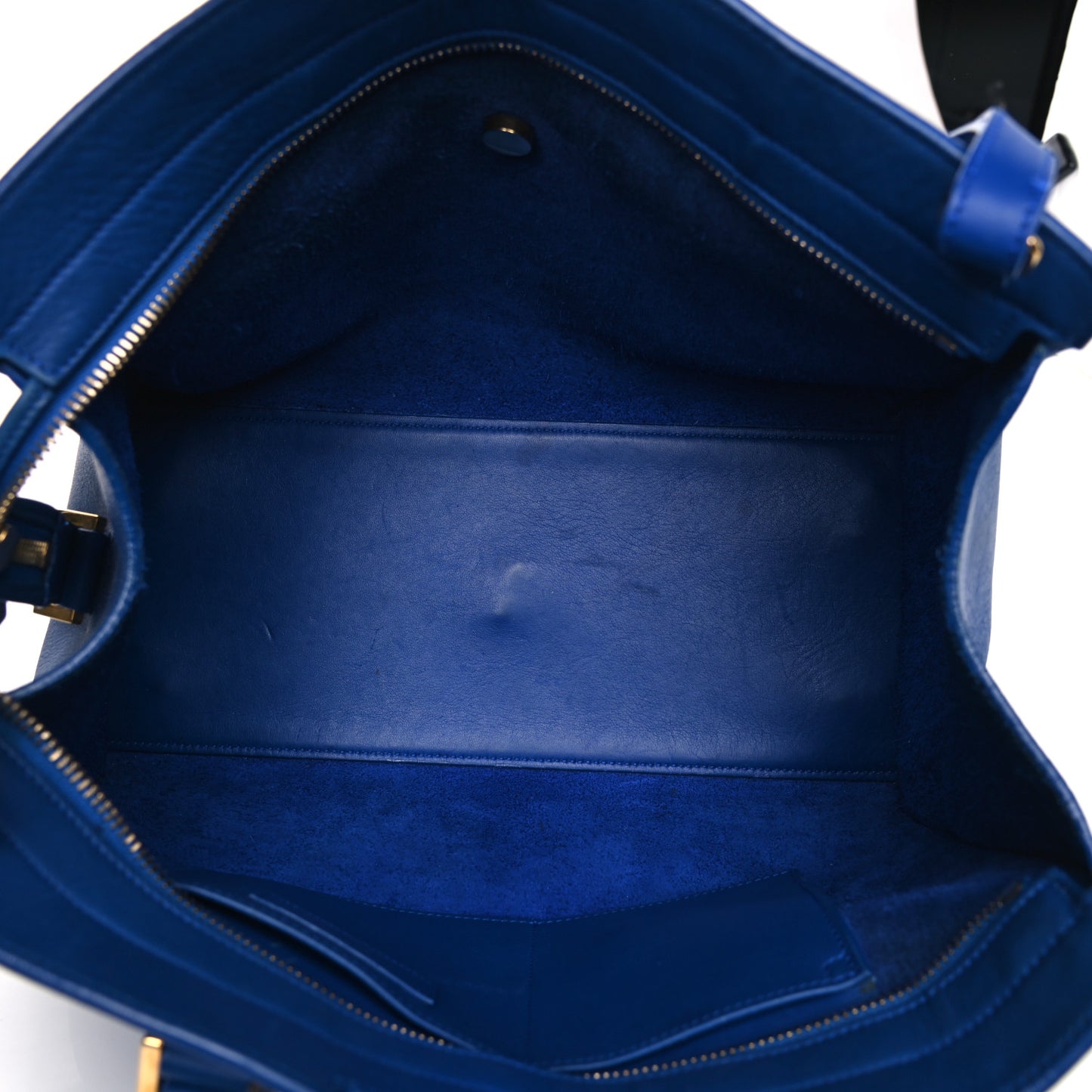 Calfskin Small Classic Y Cabas Royal Blue